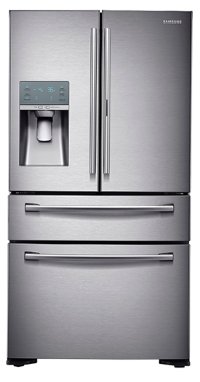 RF22KREDBSR Samsung Counter Depth 4 Door French Door Refrigerator with Food ShowCase - 22.4 cu. ft., 36 Inch Stainless Steel-2