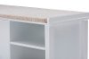 6246-RCW White Cushioned Storage Bench - Swiss-5