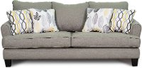 Stone Gray Upholstered Casual Contemporary Sofa - Bryn