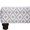 546IKTFRTPWT Ikat Fret Pewter Rectangle Ottoman -4