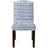 64-6SHRMDNWHTFLX Sahara Midnight Arched Back Dining Chair-1