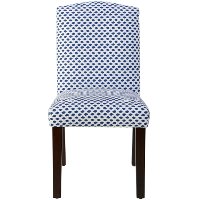 64-6SHRMDNWHTFLX Sahara Midnight Arched Back Dining Chair