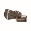19 Inch Rectangle Wooden Tray