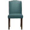 64-6NB-PWMSTPCC Mystere Peacock Nail Button Arched Back Dining Chair-1