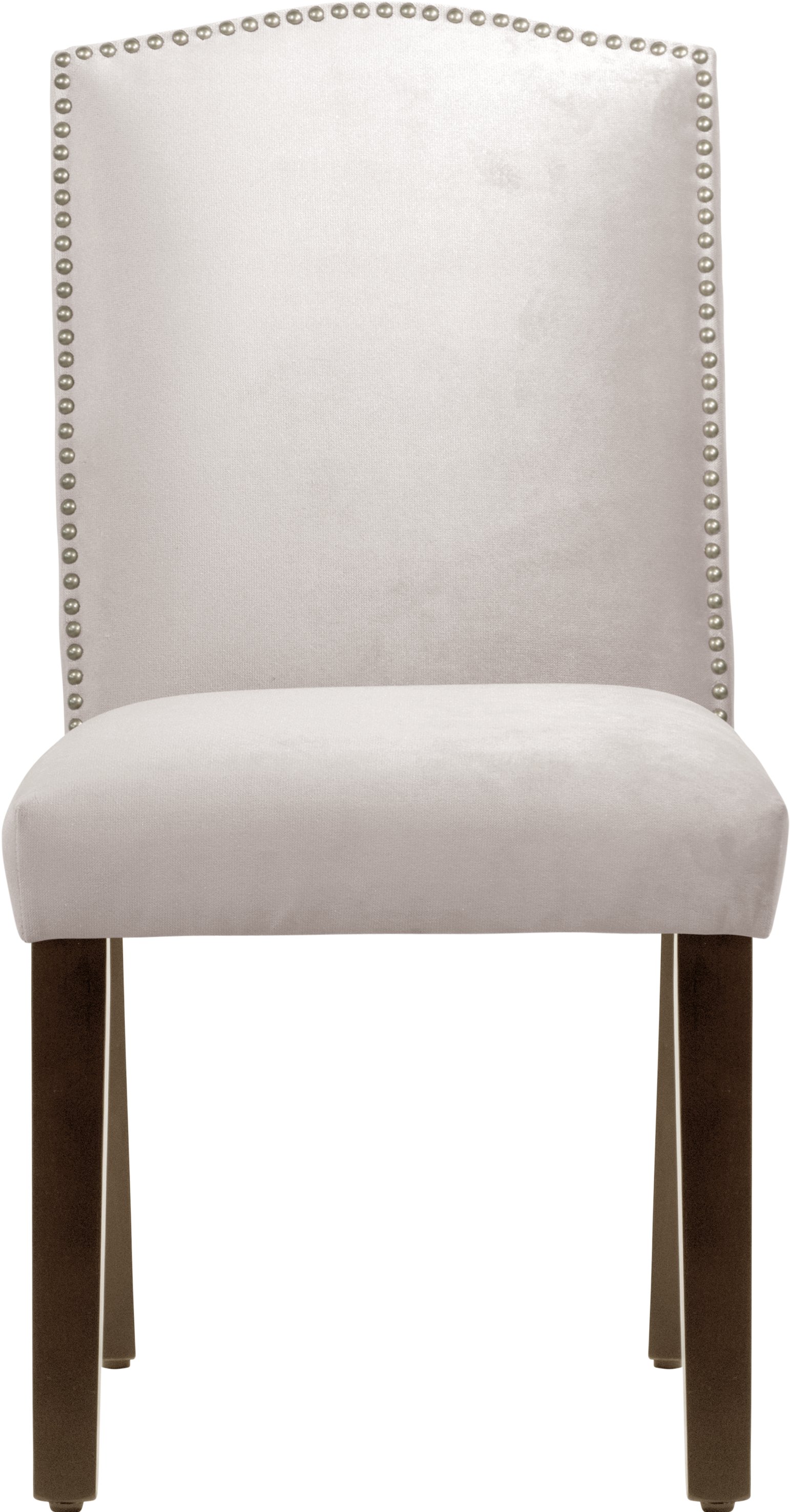 64-6NB-PWMSTDV Mystere Dove Nail Button Arched Back - Dining Chair-4