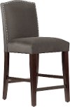 64-7NB-SVMSTCSM Mystere Cosmic Nail Button Arched Back - Counter Stool