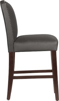 64-7NB-SVMSTCSM Mystere Cosmic Nail Button Arched Back - Counter Stool-2