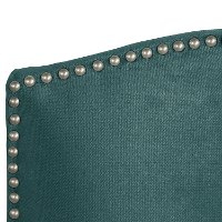64-7NB-PWMSTPCC Mystere Peacock Nail Button Arched Back - Counter Stool-5