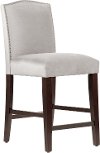 64-7NB-PWMSTDV Mystere Dove Nail Button Arched Back - Counter Stool
