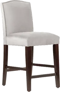 64-7NB-PWMSTDV Mystere Dove Nail Button Arched Back Counter Stool