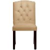 69-6VLVBCK Velvet Buckwheat Tufted Arched Back - Dining Chair-2