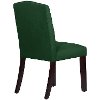 69-6VLVEMR Velvet Emerald Tufted Arched Back - Dining Chair-4