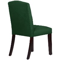 69-6VLVEMR Velvet Emerald Tufted Arched Back - Dining Chair-4