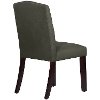 69-6VLVPWT Velvet Pewter Tufted Arched Back - Dining Chair-4