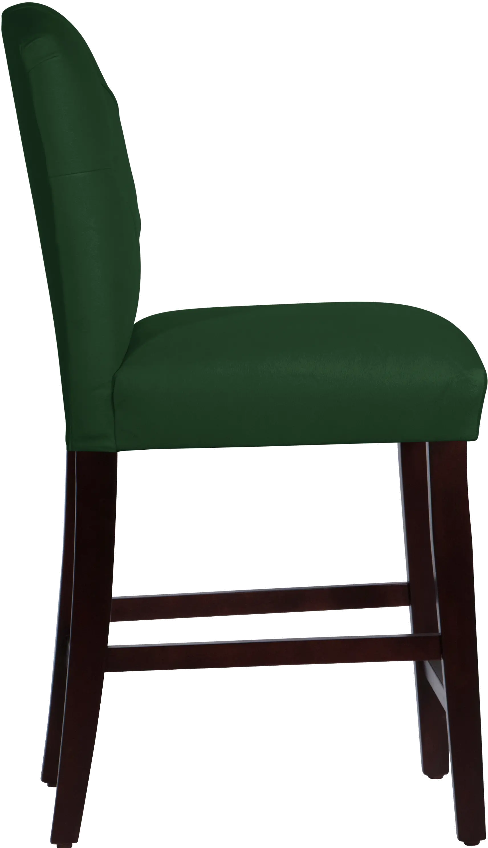 69-7VLVEMR Velvet Emerald Tufted Arched Back Counter Stool-3