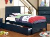 Clearance Classic Navy Blue Twin Size Bed - Prismo