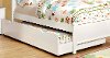 White Classic Twin Trundle Unit - Prismo