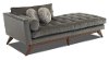 G1500LEMPIRECHARCLBW Charcoal Gray Chaise - Fairfax-3