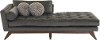 G1500LEMPIRECHARCLBW Clearance Charcoal Gray Chaise - Fairfax