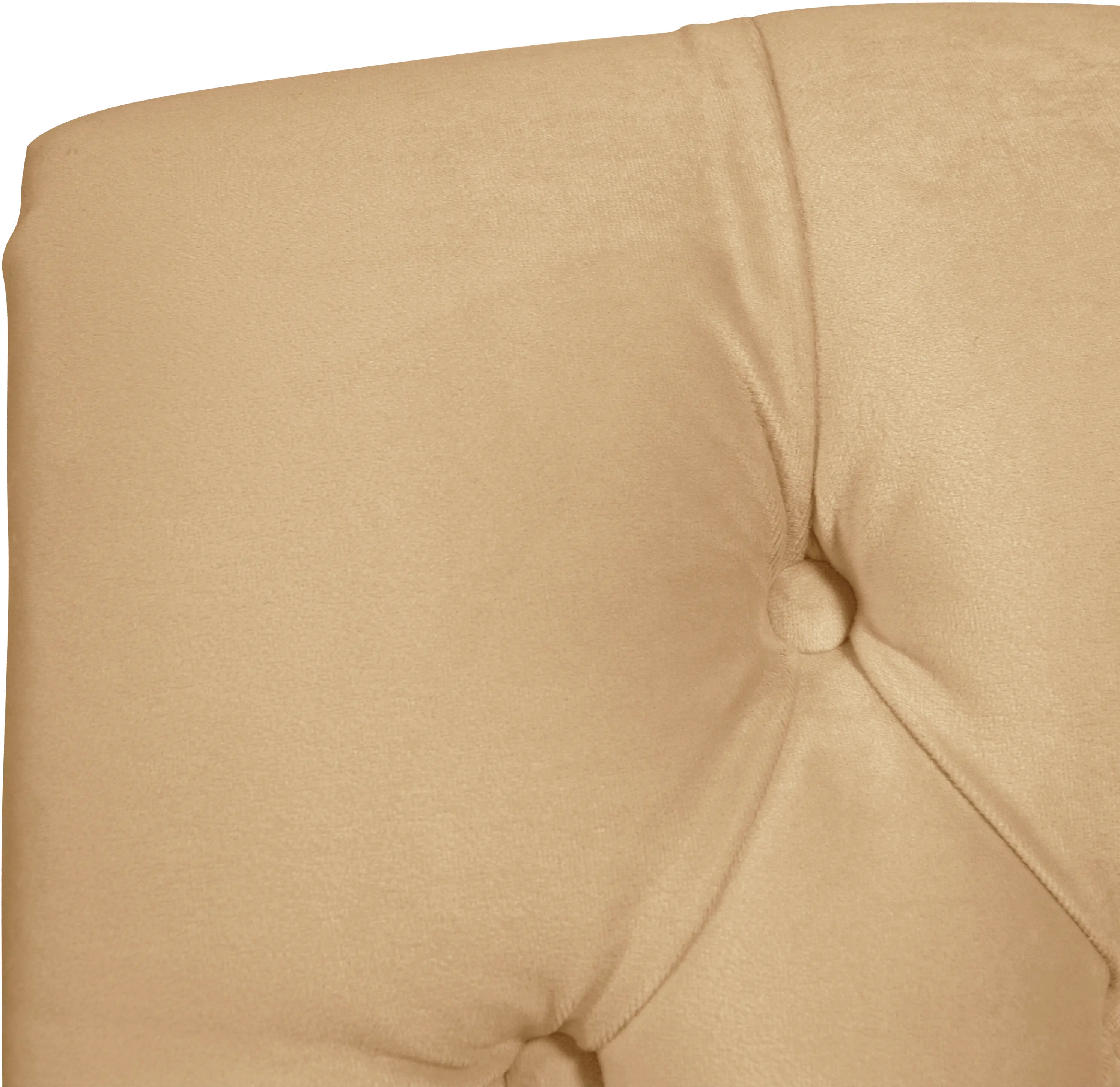 69-8VLVBCK Velvet Buckwheat Tufted Arched Back Bar Stool-5
