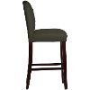 69-8VLVPWT Velvet Pewter Tufted Arched Back - Bar Stool-2