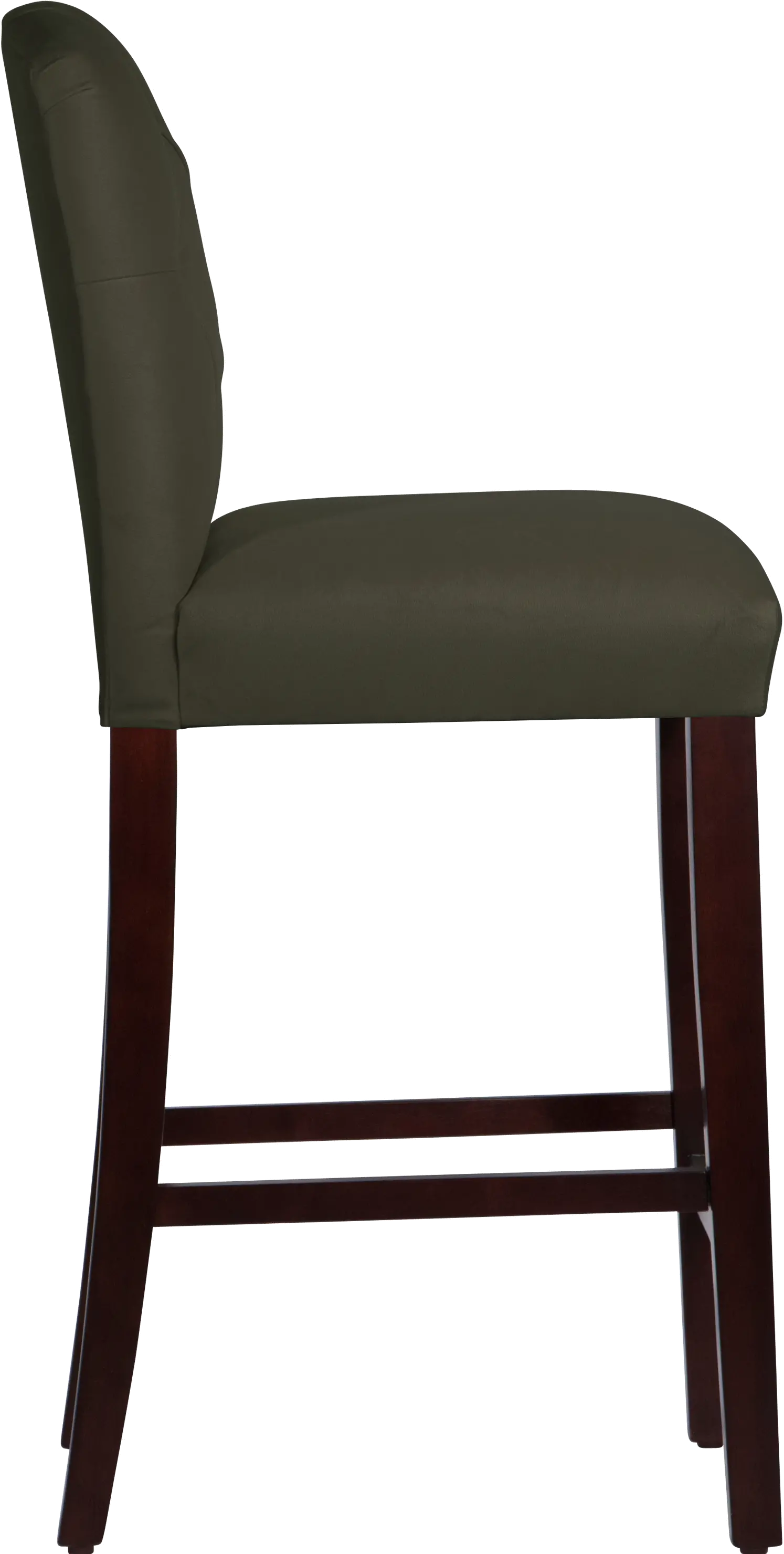 69-8VLVPWT Velvet Pewter Tufted Arched Back Bar Stool-2