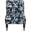 6405CRSLKMDN Crystal Lake Midnight Traditional Tufted Chair-1