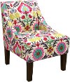 72-1SNTMRDSRFLW Desert Flower Swoop Arm Chair