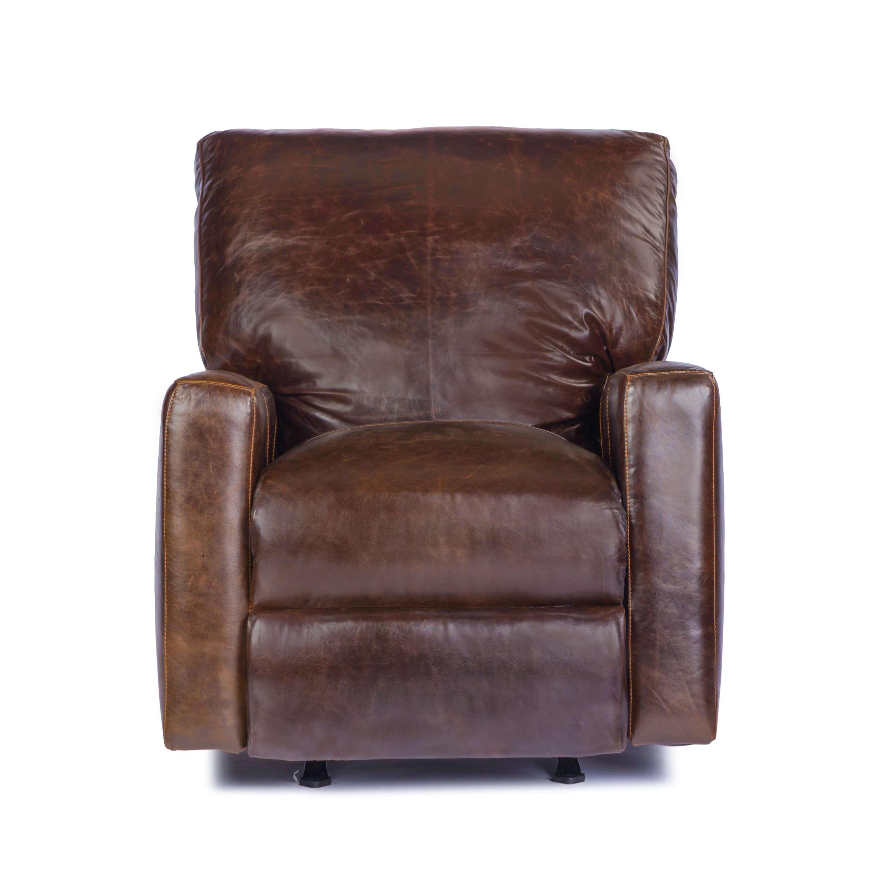 Mayfair Tobacco Brown Leather Power Recliner-2
