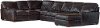 Mayfair 4-Piece U-Shaped Leather Sectional