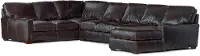 Mayfair 4-Piece U-Shaped Leather Sectional