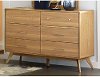 Light Ash Mid-Century Modern Dresser - Anika