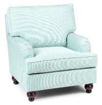 1676/KEELEY-MINERAL Mineral Blue Accent Chair - Keeley
