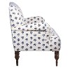 9506HNDFLRIND Hand Flora Indigo Settee -3