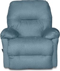 Blue Rocker Recliner - Rodney