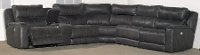 Slate Gray 6 Piece Power Reclining Sectional Sofa - Dazzle-2