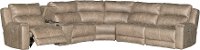 Vintage Taupe 6 Piece Power Reclining Sectional - Dazzle