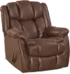 Renegade Chocolate Brown Microfiber Rocker Recliner