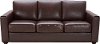 Brown Leather-Match Queen Sofa Bed - Denver