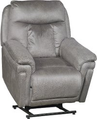 Slate Gray Reclining Lift Chair - Masterpiece-2