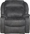 Casual Contemporary Seal Gray Power Recliner - Hercules