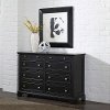 Black 6-Drawer Dresser - Bedford