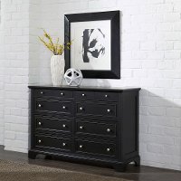 Black 6-Drawer Dresser - Bedford