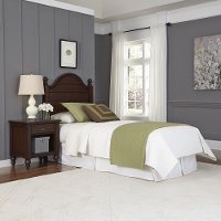 Bourbon Twin Headboard & Nightstand - Country Comfort