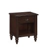 Bourbon 1-Drawer Nightstand - Country Comfort