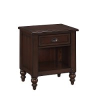 Bourbon 1-Drawer Nightstand - Country Comfort