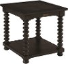 Magnolia Home Furniture Black Spool Leg End Table
