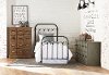 Magnolia Home Furniture Blackened Bronze Twin Metal Bed-2