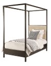 Magnolia Home Furniture Ivory & Metal Twin Canopy Bed-2