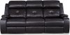 Mocha Dark Brown Power Reclining Sofa - Diego